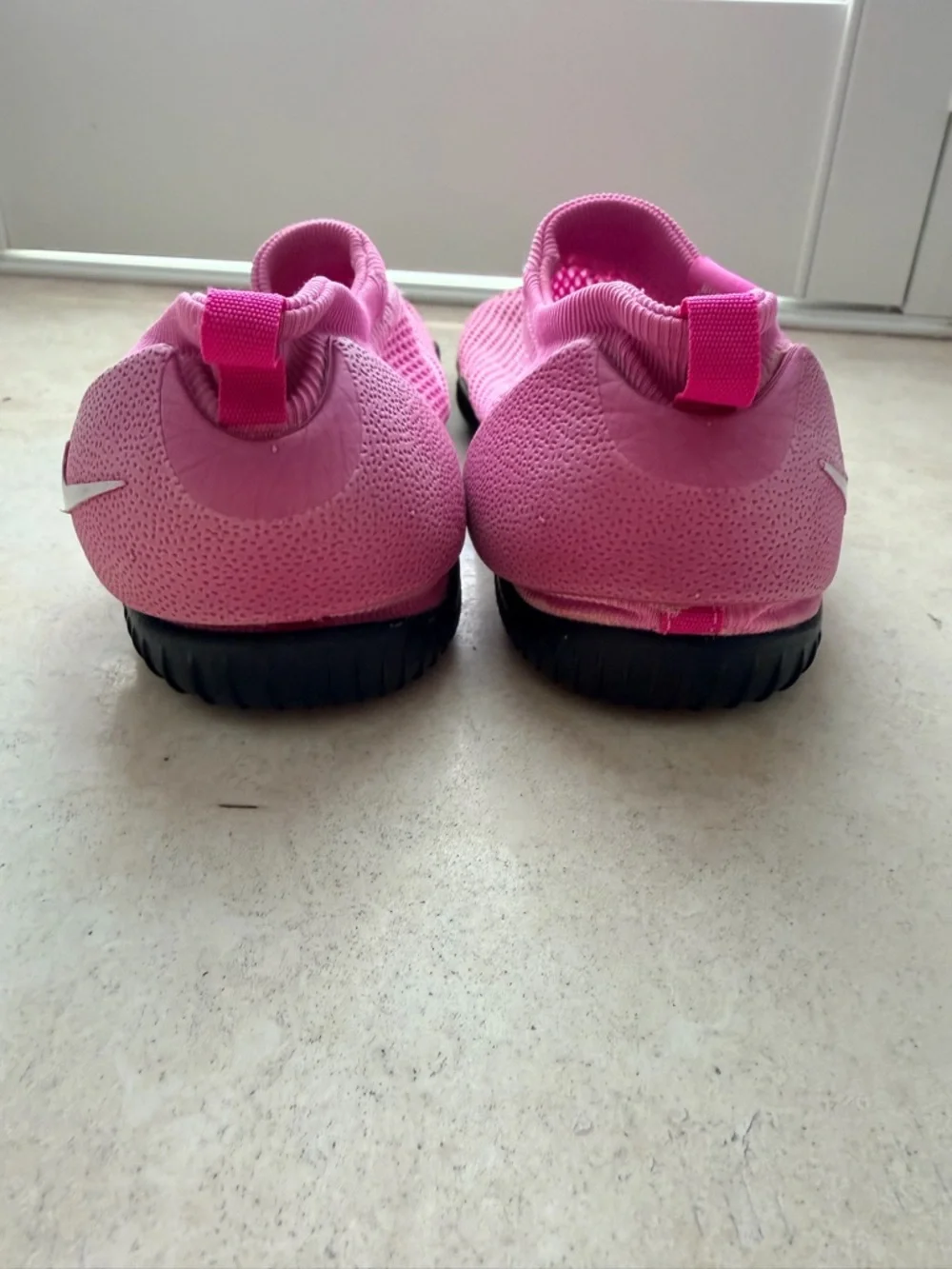 Nike Aquasock 360 Pink Mesh Slip-On Water Shoe with Black Sole